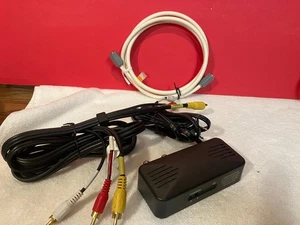 Holland Stereo RF Modulator Model 6203. RCA to Coax with RCA & Coaxial Cables - Picture 1 of 15