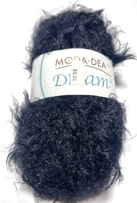 MODA DEA DREAM YARN 1pk. BLACK. I Combine Ship, Read Details. - Image 1 of 3