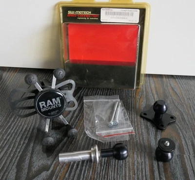 X-Grip RAM Mount und SW-Motech Rohrlenkeraufnahme - Bild 1 von 4