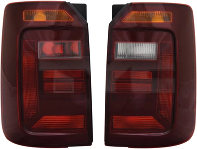 Rückleuchten Set für VW Caddy VI 4 SA Smoke Dunkelrot Heckleuchten Rückleuchten - Bild 1 von 4