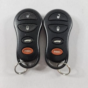 2× Original DODGE CHRYSLER OEM Remote FOB Keyless Entry 4 Button GQ43VT17T READ⬇ - Picture 1 of 8