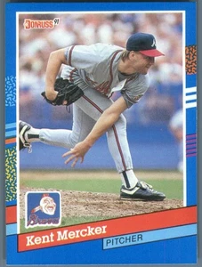 Donruss Atlanta Braves 1991 Kent Mercker #299b - Imagen 1 de 2