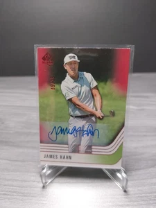 2021 Upper Deck SP Authentic James Hahn /25 Auto SSP PGA Tour Golf Card Rare - Picture 1 of 8