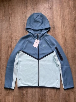 Sudadera con capucha Nike Sportswear Tech polar para niños grandes cremallera completa talla pequeña HV5867-474 Foto 1 de 3