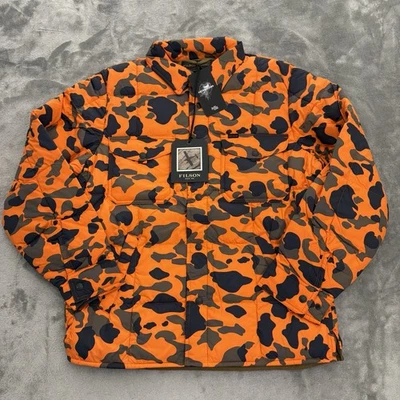 Filson Ligero Plumón Jac Camisa Para Hombres S Chaqueta Llama Camuflaje CC Puffer Foto 1 de 4
