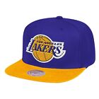 Los Angeles La Lakers Nba Mitchell & Ness 2 Tone Wool Snapback Hat Cap