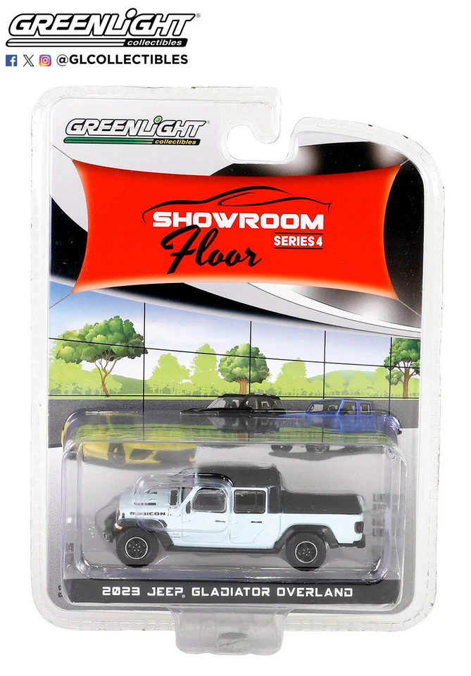 1/64 SHOWROOM FLOOR 2023 JEEP GLADIATOR OVERLAND EDICIÓN LIMITADA ABRIGO TRANSPARENTE EARL Foto 1 de 1