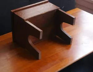 Kleine einzigartige kleine Seife oder Schuh Hocker Aufbewahrung Vintage Box - Bild 1 von 6