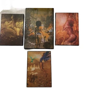 Fantasy Art prints 1 large 3 smaller prints good condition - Picture 1 of 2
