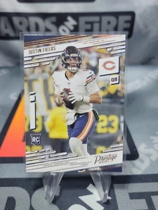 Justin Fields 2021 Panini Chronicles Prestige RC #203 Bären Bronzefolie Rookie - Bild 1 von 2