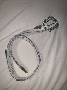 BHW Genuine B Leather Western Style Belt - Picture 1 of 12