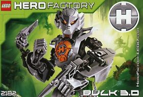Retired LEGO Hero Factory.  #2182 - Bulk 3.0.  Instruction Manual Only.