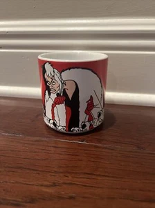 Taza de café vintage Disney 101 Dálmatas Cruella De Vil 12 OZ hecha en Japón - Imagen 1 de 5