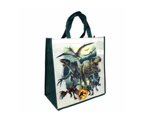 BEUTELTASCHE SHOPPING GESCHENKTÜTE - Jurassic World Dominion Dinosaurier Stampede Angriff - Bild 1 von 1