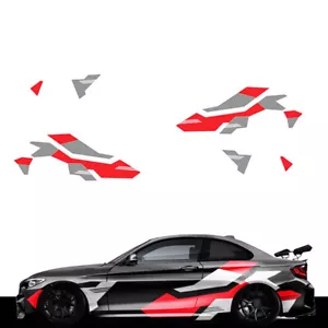 Car SUV Both Side Sticker Vinyl Body Decals Waterproof DIY Accessories - Picture 1 of 7