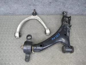 01-06 LEXUS LS430 UCF30L SET OF 2 FRONT LEFT UPPER & LOWER CONTROL ARM OEM - Picture 1 of 20