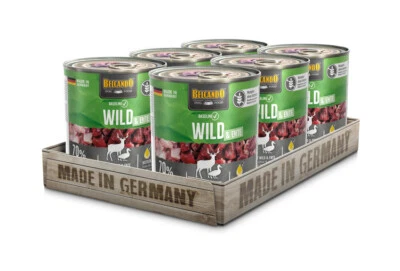 BELCANDO Baseline Wild & Ente 6x800g Nassfutter Feuchtnahrung Hund getreidefrei - Bild 1 von 2