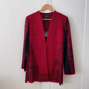 Neu mit Etikett Ming Wang Damen Strick Cardigan Pullover Jacke Small Karriere Büro - Bild 1 von 12