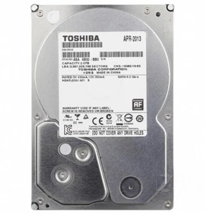 Disque dur AV CCTV DVR AV Toshiba 1 To DT01ABA100V 32 Mo 3,5" SATA III 6 Go - Photo 1/5