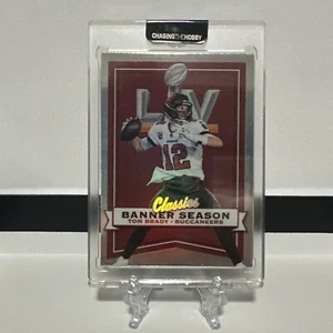 Tom Brady "Banner Season" SILVER/HOLO 2022 Panini Classics #BS-1 Buccaneers (SP) - Picture 1 of 2