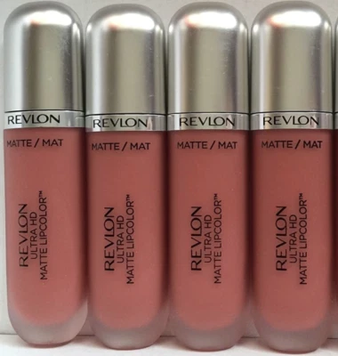 NEW (4) REVLON Ultra HD Matte Lipcolor - YOU CHOOSE SHADE - Image 1 of 3