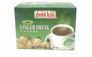 Gold Kili Instant HONEY GINGER DRINK TEA (10 sachets)-FREE SHIPPING - Picture 1 of 1