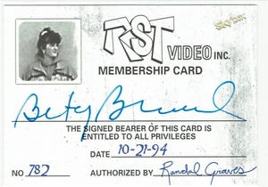 Clerks Skybox 2017 Auto Autograph RST Video Inc. A-BB Betsy Broussard - Picture 1 of 1