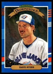 1991 Donruss Baseball Card Dave Stieb Toronto Blue Jays #1
