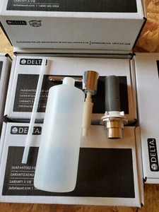 Delta RP100734 Trinsic Deck Mounted Metal Soap Dispenser in Chrome New - Picture 1 of 7