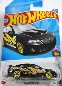 Hot Wheels 2022 '06 Pontiac GTO/Holden Monaro Black #182 HW Drag Strip #2/10 - Picture 1 of 3