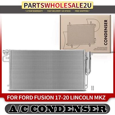 Condensador de CA con receptor secador y soporte para Ford Fusion 2017-2020 Lincoln MKZ 2017 Foto 1 de 4