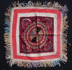 antik afghan wandbehang Suzani Decke Tuch Uzbek tribal silk embroidery SZ-19 - Bild 1 von 10