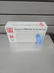 Basic Medical Blue Nitrile Exam Gloves - Latex-Free & Powder-Free - NGPF-7002... - Picture 1 of 4