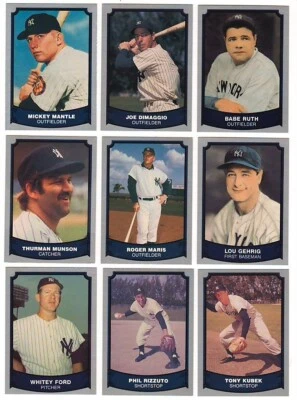 1988-1989 Pacific Legends New York Yankees Juego Completo Equipo Maestro Mantle Ruth+ Foto 1 de 4