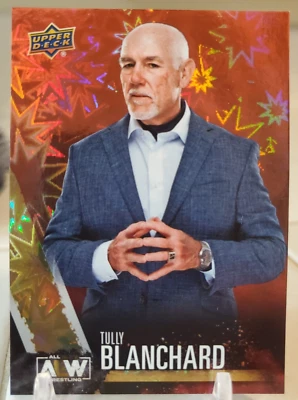 2021 Upper Deck TULLY BLANCHARD AEW DYNAMITE Refractor Card #80 4 Horsemen Flair - Image 1 of 2