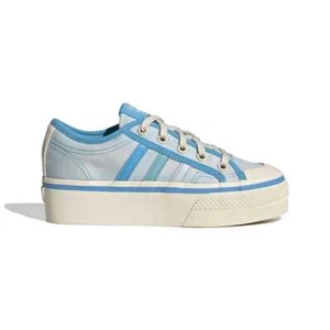 Zapato estilo de vida textil ADIDAS GY7052 NIZZA PLATFORM Jr`s (mediano) azul/rusco/blanco - Imagen 1 de 7
