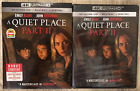 NEW A QUIET PLACE PART II 4K ULTRA HD BLU RAY DIGITAL 2 DISC + OOP SLIPCOVER