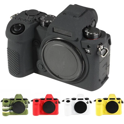 Funda protectora de silicona suave para cámara para Panasonic LUMIX S5 Foto 1 de 4