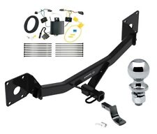 Trailer Tow Hitch For 16-24 Chevy Malibu Premier w/ Wiring Draw Bar and 2" Ball