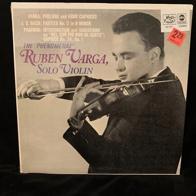 RUBEN VARGA violin - VARGA; BACH Partita #2; PAGANINI - MG / ABC ST LP IN SHRINK - Image 1 of 4