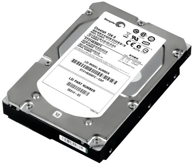 Hard Drive LSI 35314-03 ST3146356FC-DAP 146GB 15K 16MB FC 3.5'' - Image 1 of 3