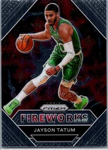 Jayson Tatum #27 2020-21 Panini Prizm Fireworks Boston Celtics - Picture 1 of 2