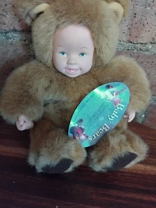 anne geddis babybär Bohne gefüllt mit Etikett 1998 schöner Zustand - Bild 1 von 6