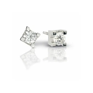Orecchini Lucciole Gioielli Donna in Oro bianco Diamante ORGL014SI - Imagen 1 de 1