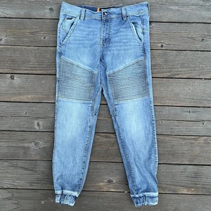 Saint Motorrad Denim Jeans Herren Größe 34x30 Blue Wash Moto Flight 6203-SMP - Bild 1 von 11