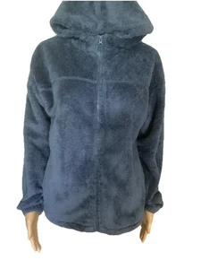 Style & Co Fleece Hoodie kuschelige Jacke Reißverschluss vorne Damen Large Petite neu mit Etikett - Bild 1 von 11