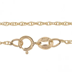 9 ct Gold Chain Necklace Prince of Wales Twist - 22inch - 1.2mm - Picture 1 of 16