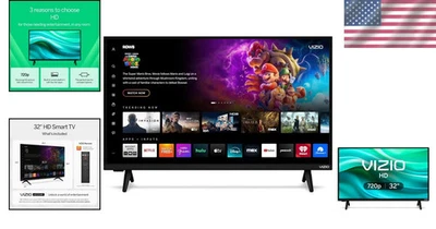 Vizio 32-Inch 720p LED Smart TV with Alexa & Bluetooth, Stunning Picture Quality - Image 1 of 4