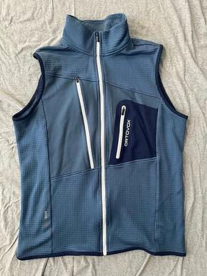 Ortovox Men’s Fleece Grid Vest, Large - Image 1 of 4