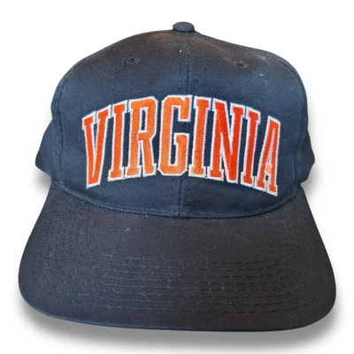 Vintage STARTER University of Virginia UVA Arch Logo Snapback Sports Hat - Image 1 of 4